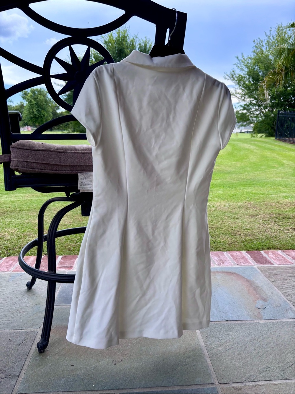 NWT Zara White Polo Mini Dress - Picture 5 of 6